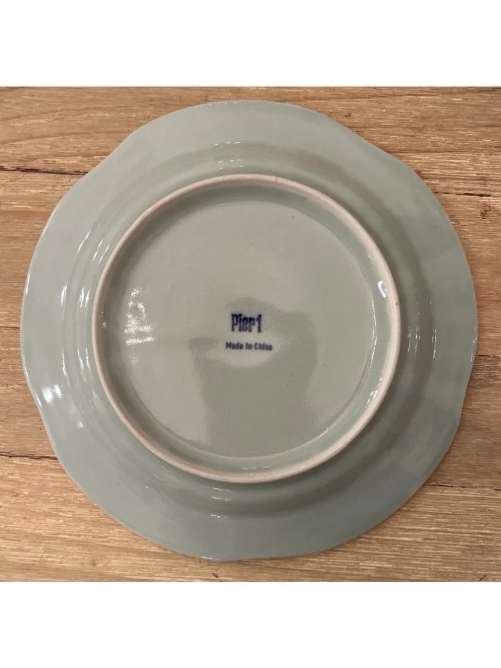 Pier 1 Celadon Dinner Plate Green 9.5